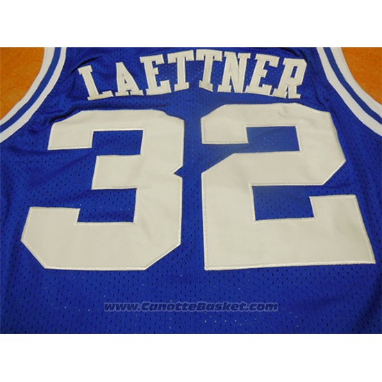 Maglia NCAA Duke Blue Devils Christian Laettner #32 Blu